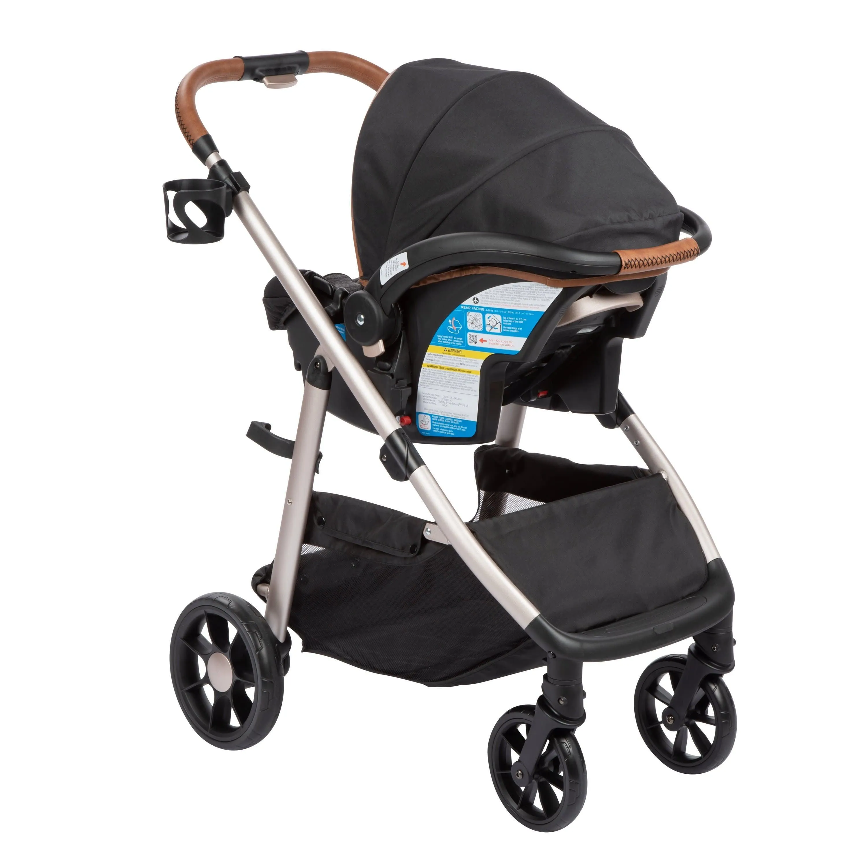 Travel System, Black & Gold, Toddler, Unisex
