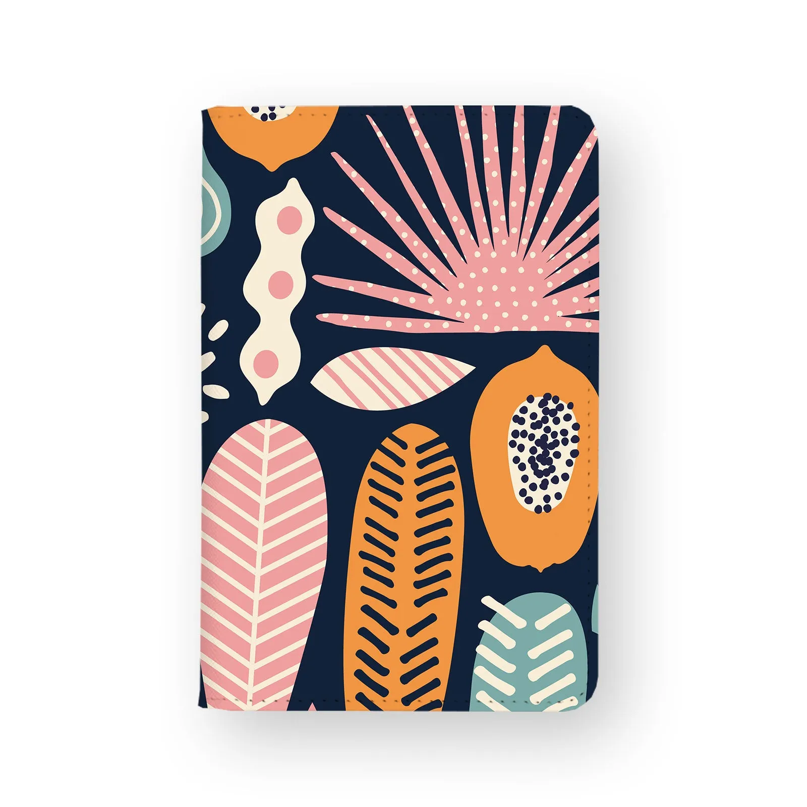 Travel Wallet - Black Flower