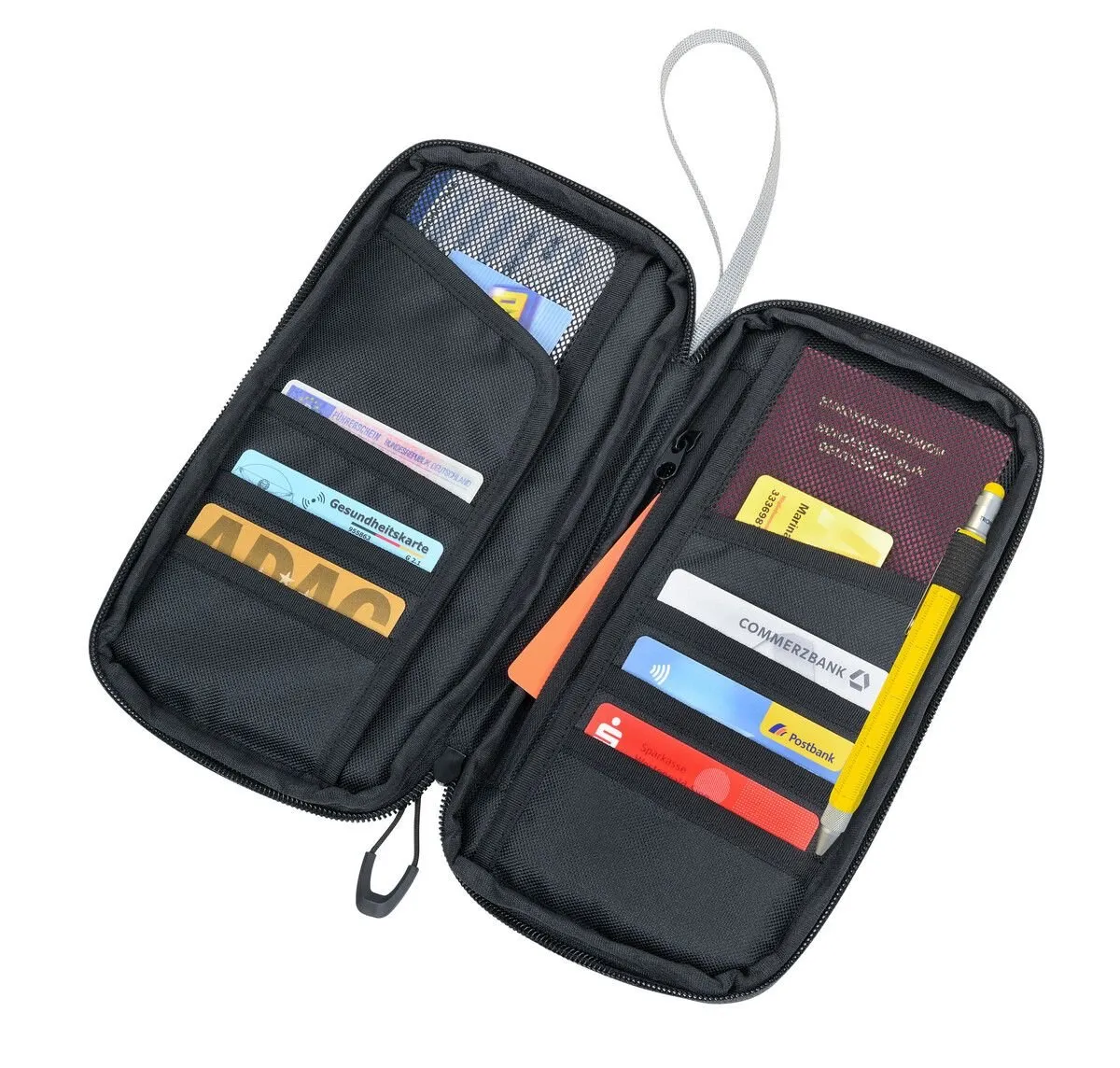 Troika REFL-ACTIVE TRAVELLER Travel Wallet with Reflecting Cover