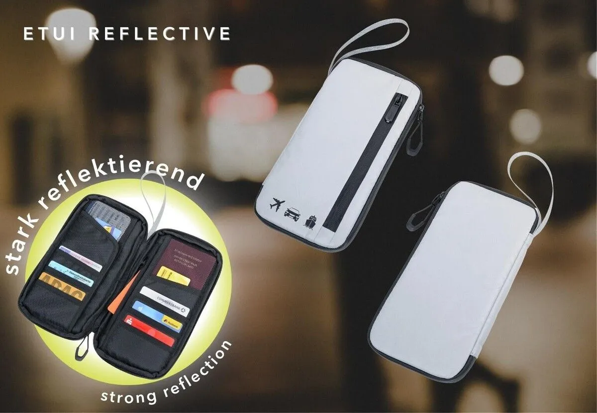 Troika REFL-ACTIVE TRAVELLER Travel Wallet with Reflecting Cover