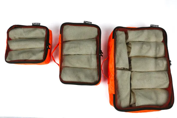 Tucci Italy 3 Piece Packing Cube Set