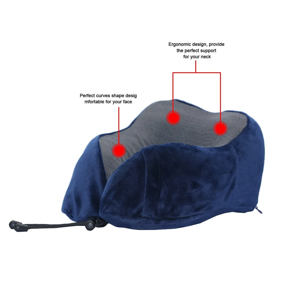 U Shaped Memory Foam Soft Luxury Travel Pillow