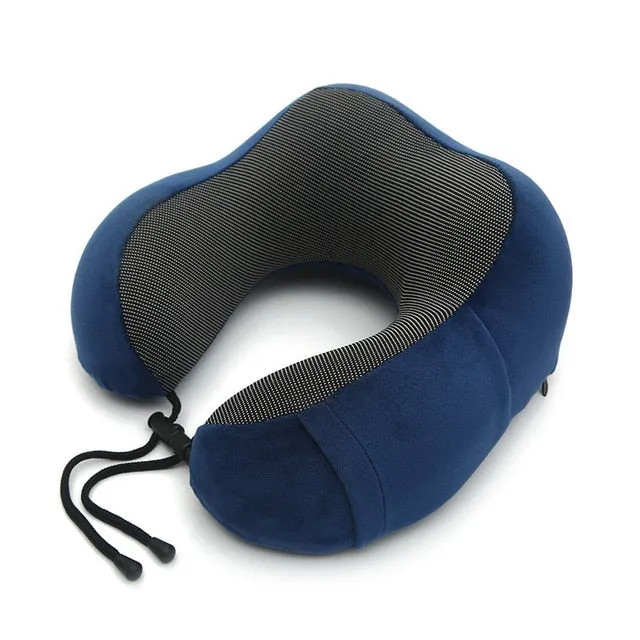 U Shaped Memory Foam Soft Luxury Travel Pillow