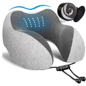 U Shaped Memory Foam Soft Luxury Travel Pillow