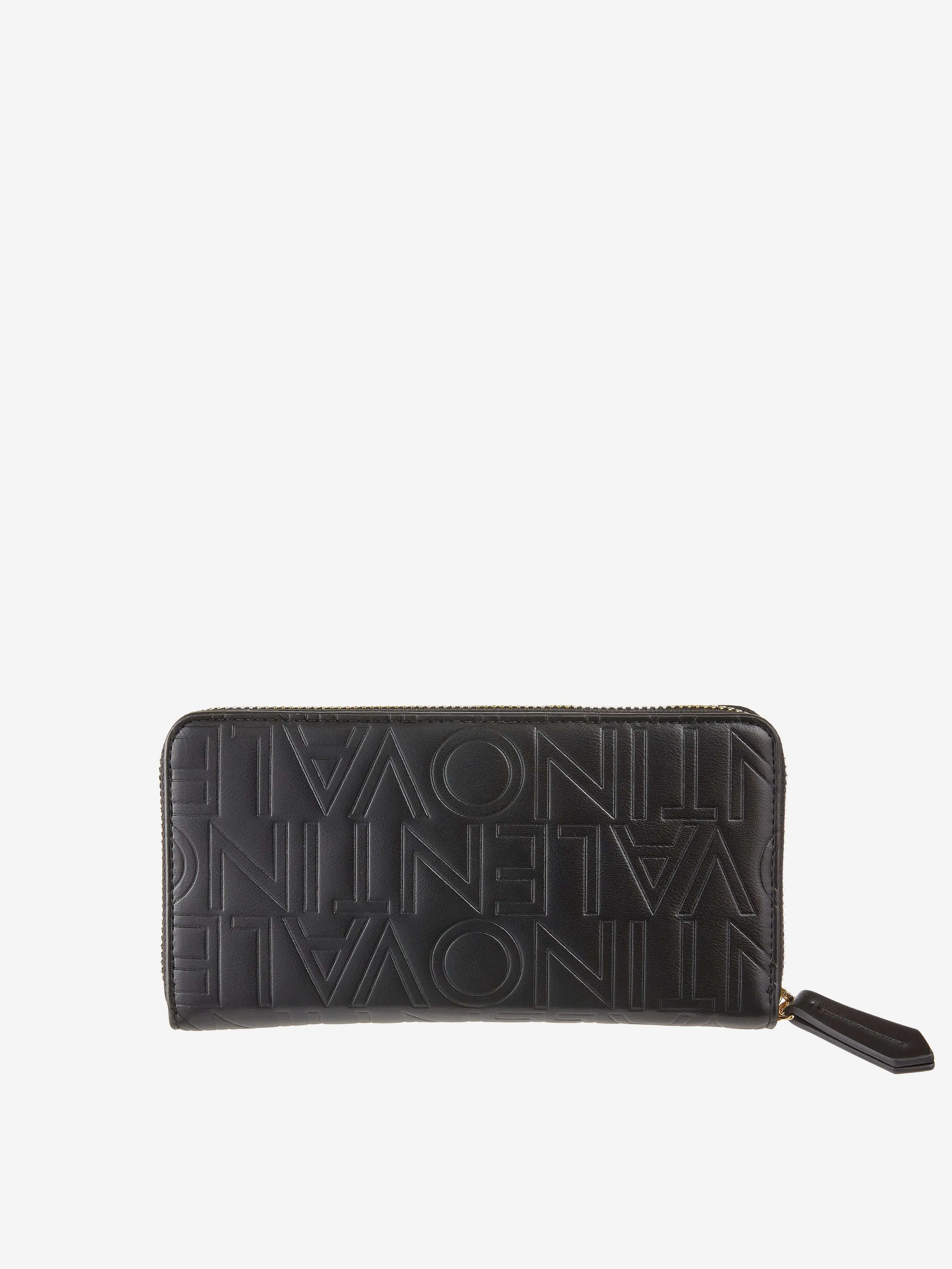 Valentino Girls Lio Re Zip Around Wallet in Black (19cm)