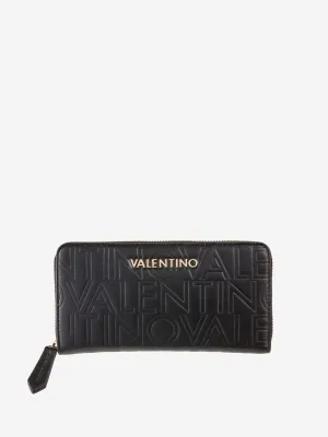 Valentino Girls Lio Re Zip Around Wallet in Black (19cm)
