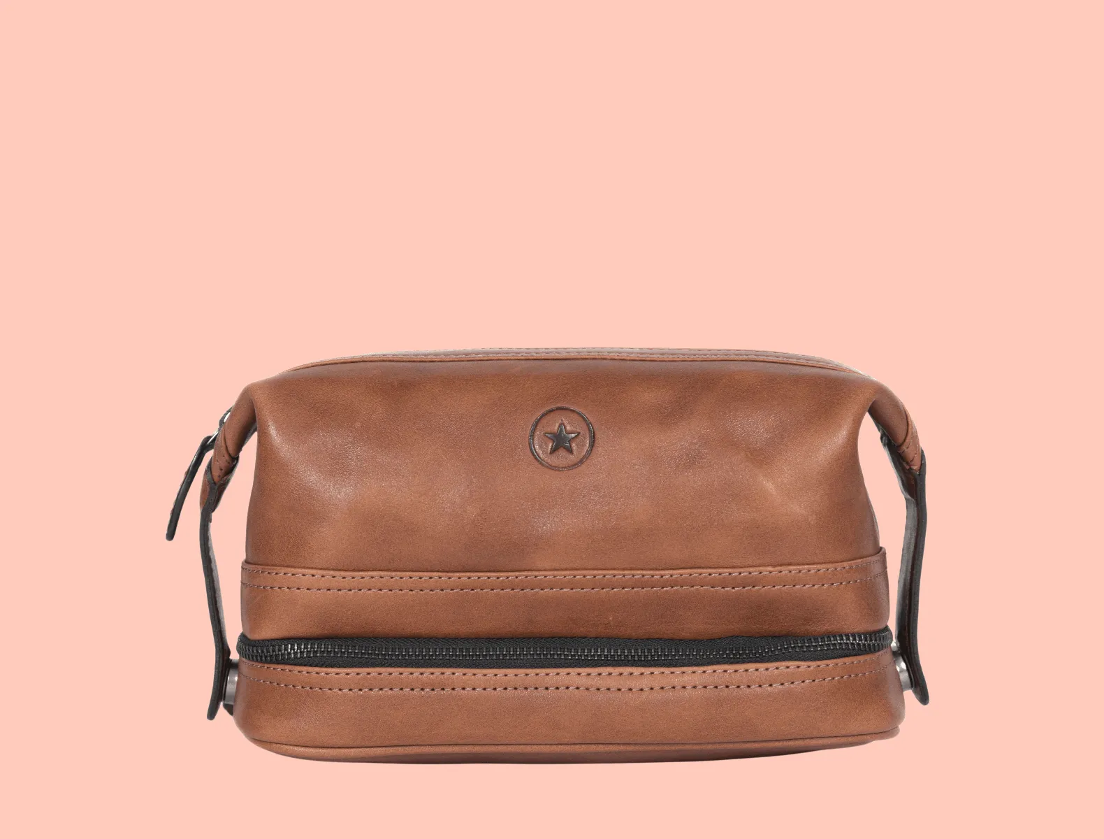 Venture  Leather Washbag