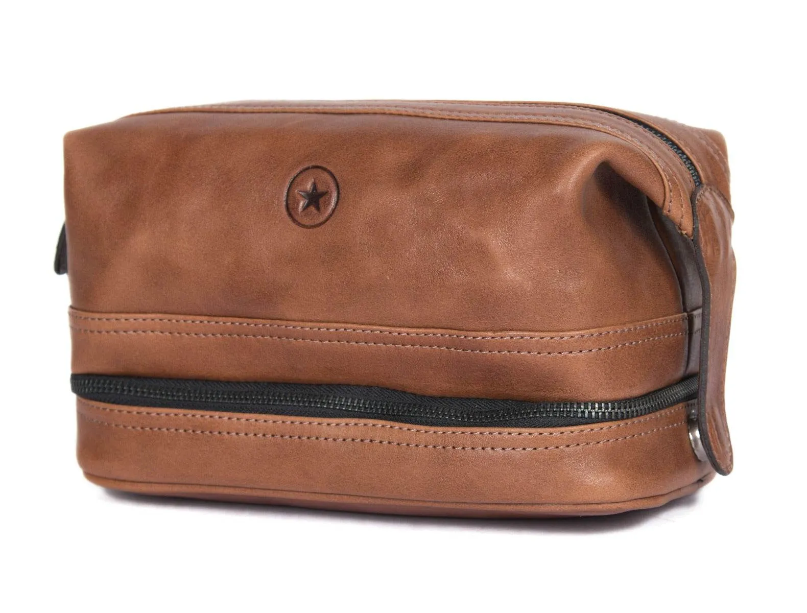 Venture  Leather Washbag