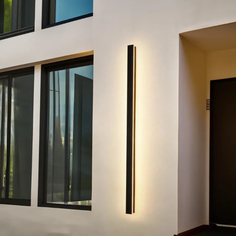 Verve Modern Outdoor Linear Wall Light Sconce