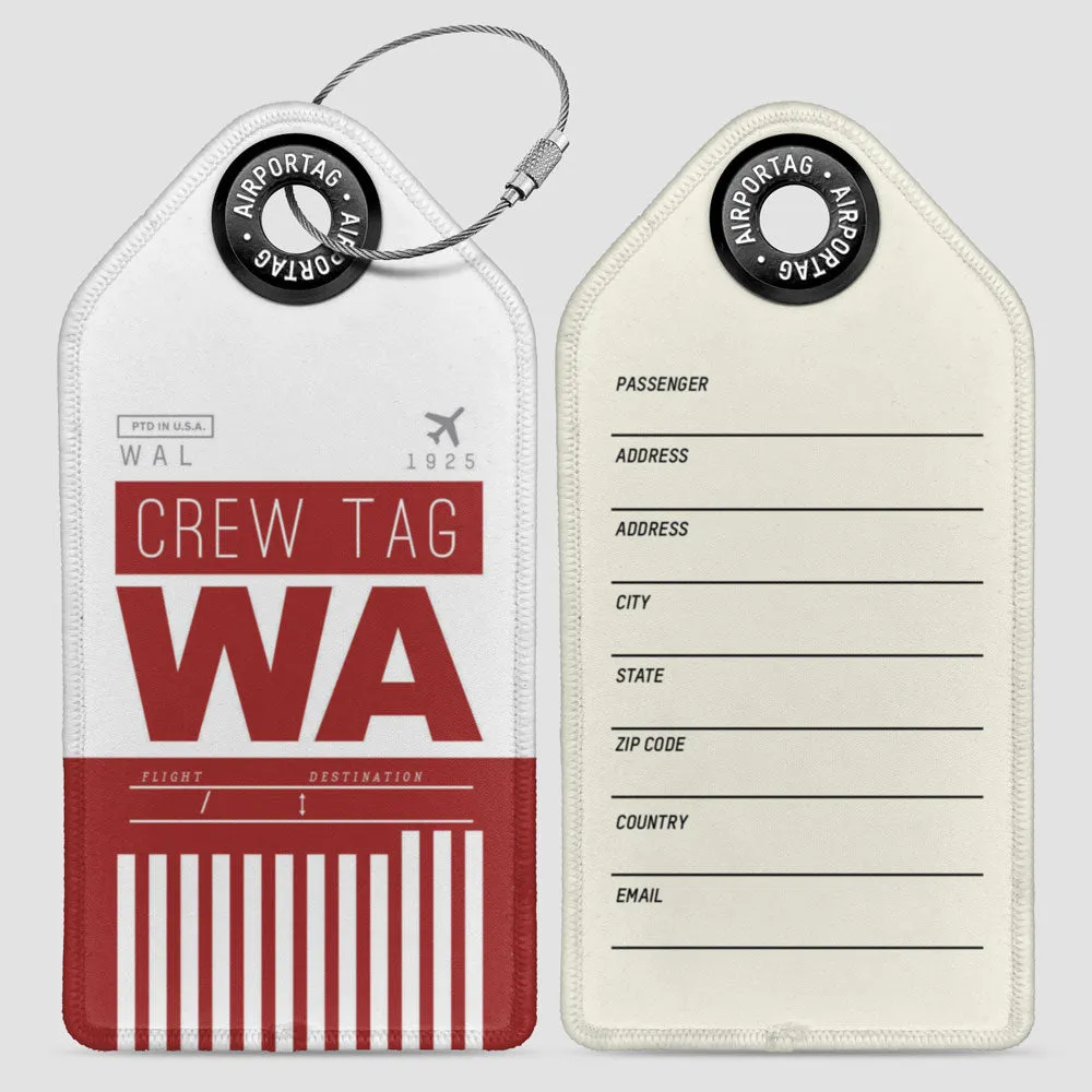 WA - Luggage Tag