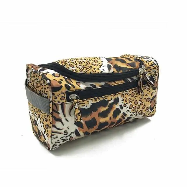 Waterproof Hanging Makeup Bag - Nylon Travel Organizer Cosmetic Bag
