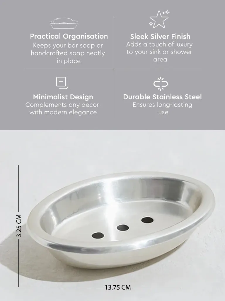 Westside Home Silver Soap Dish